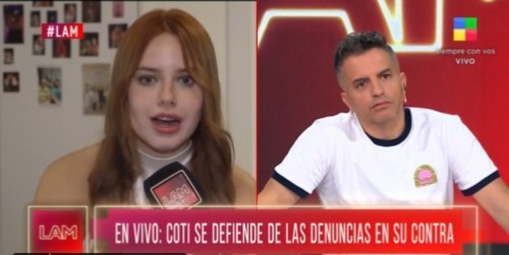 Coti respondió en LAM sobre todos los temas que le preguntaron. Captura TV