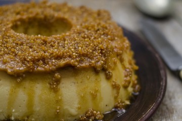 Receta de Flan de quinoa