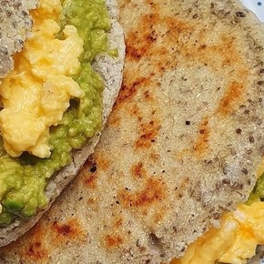 Arepas venezolanas con chía