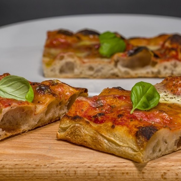 Pizza in teglia de Donato de Santis