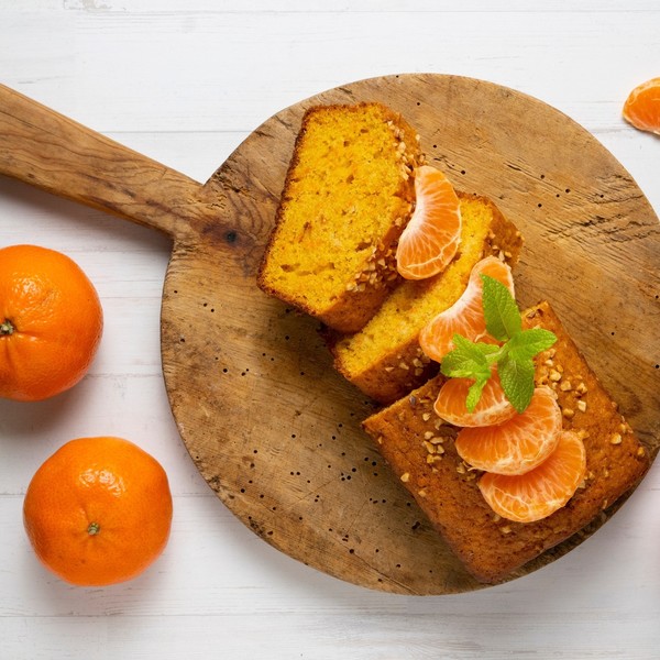 Budín de mandarina