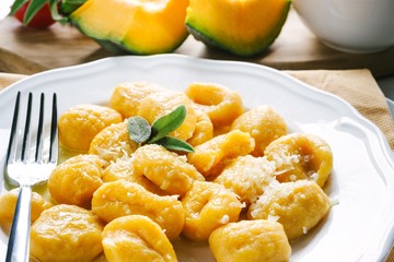 Receta de Ñoquis de calabaza