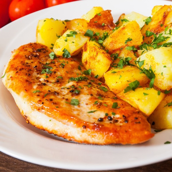 Pollo con papas rápido y fácil
