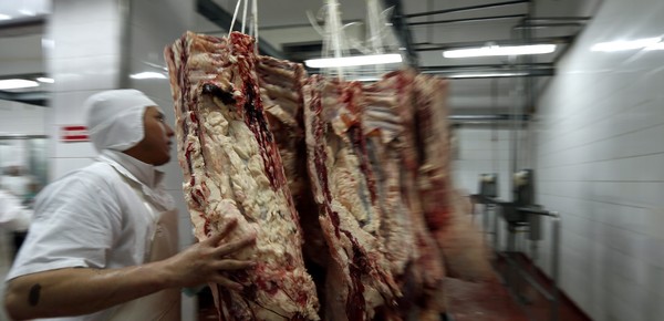 Realizaron la primera exportación área de carne vacuna desde Rosario
