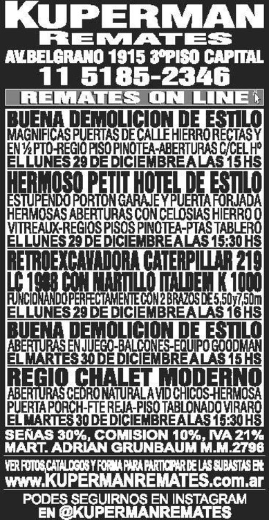 Kuperman remates - buena demolicion